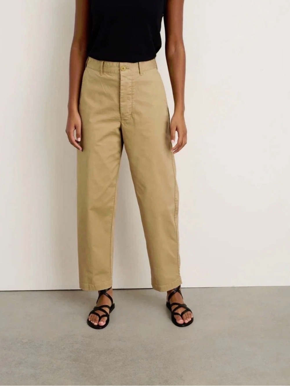 Alex Mill Boyish Chino Pants In Vintage Khaki Adjustable Waist Women's Size: 12